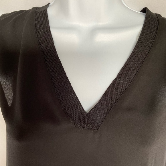 Classic Worthington‎ Sheer Black Blouse - Small - Elegance New With Tags - Picture 7 of 9